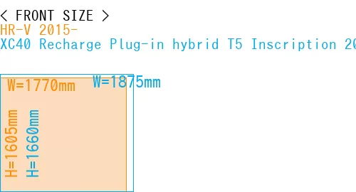 #HR-V 2015- + XC40 Recharge Plug-in hybrid T5 Inscription 2018-